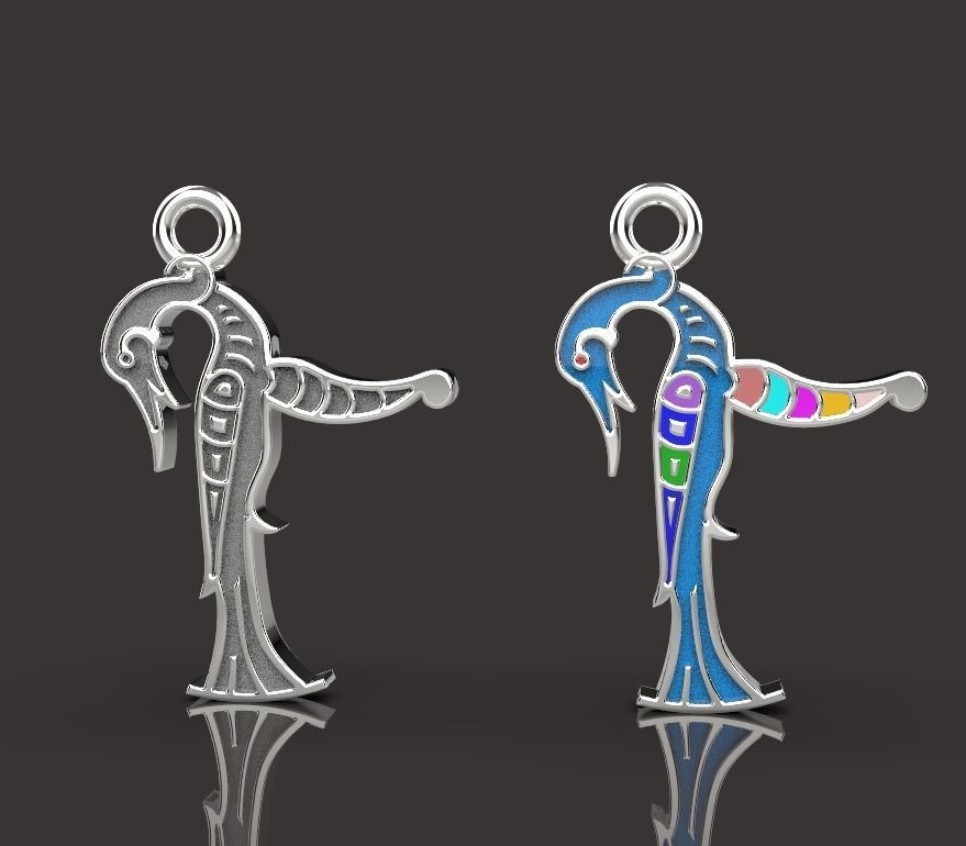 Armenian letters 3D print model_1