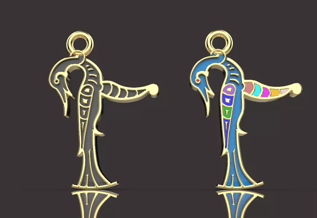 Armenian letters 3D print model_0