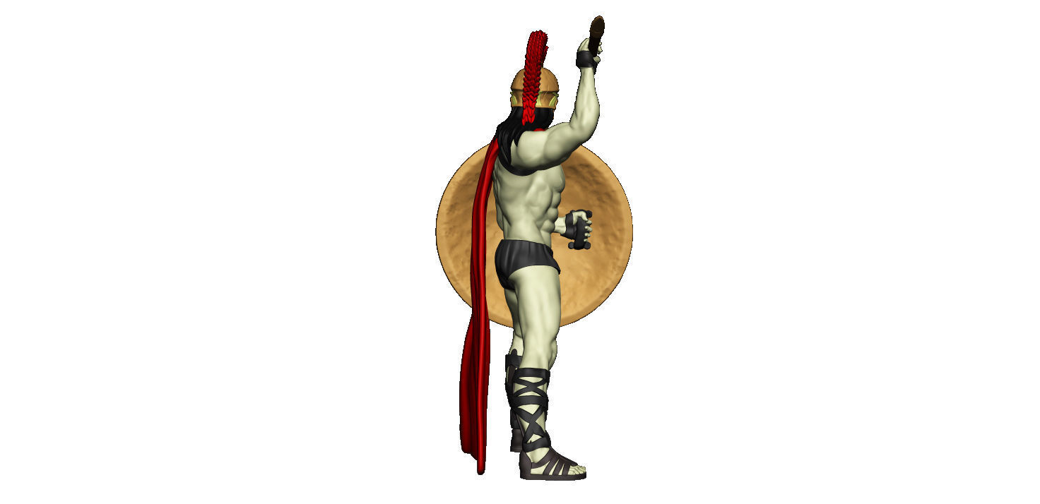 Spartan 10 Starter set Light spartan army 3D print model_17