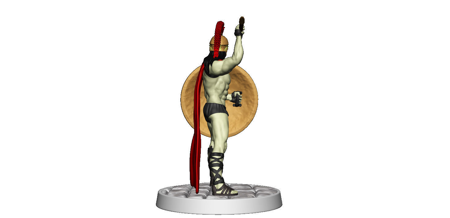 Spartan 10 Starter set Light spartan army 3D print model_22
