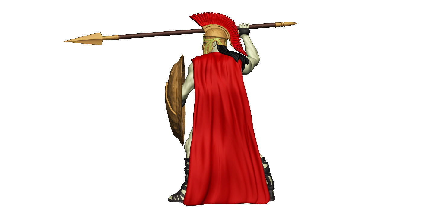 Spartan 10 Starter set Light spartan army 3D print model_18