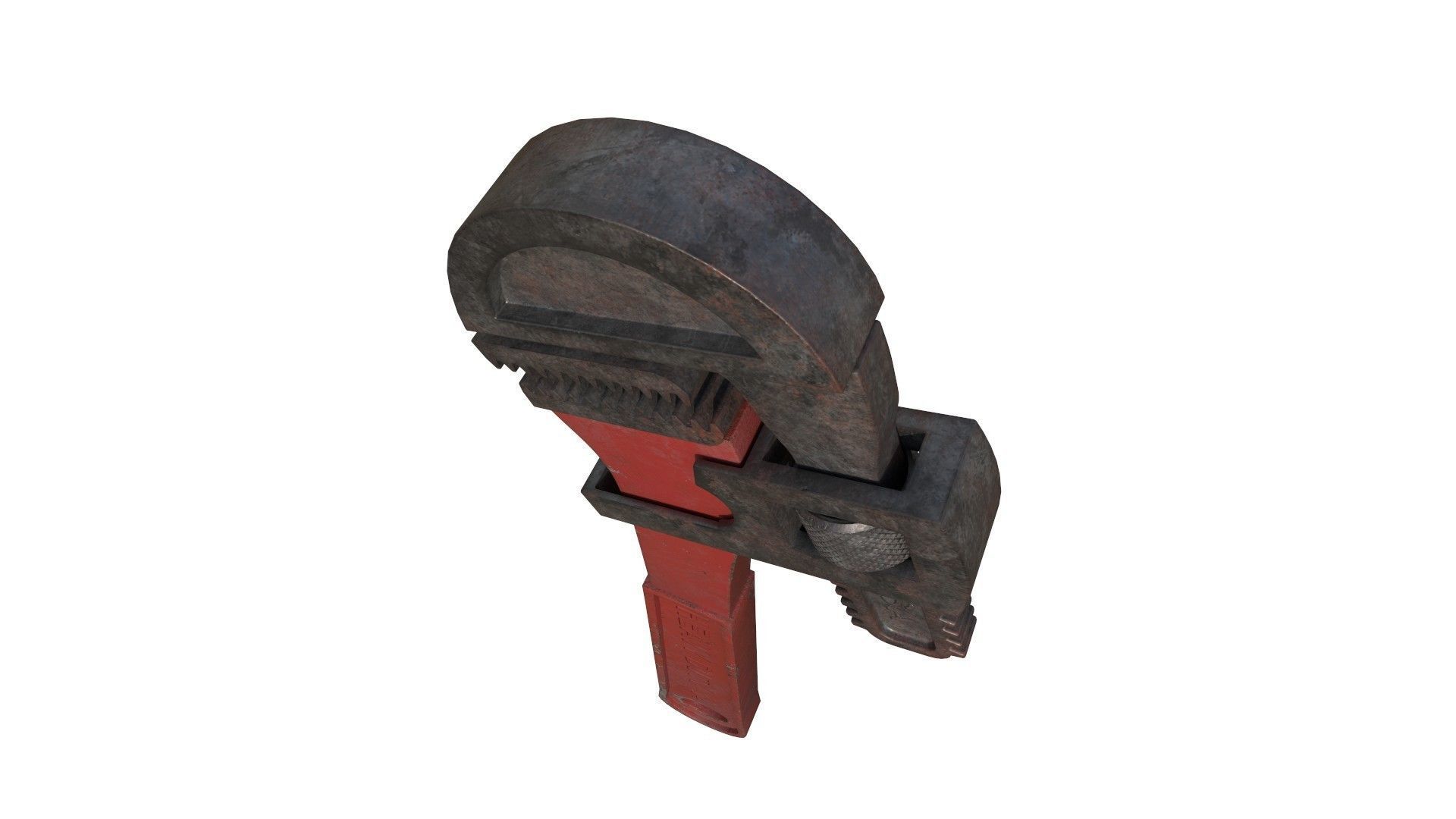 Pipe wrench 3D model_6