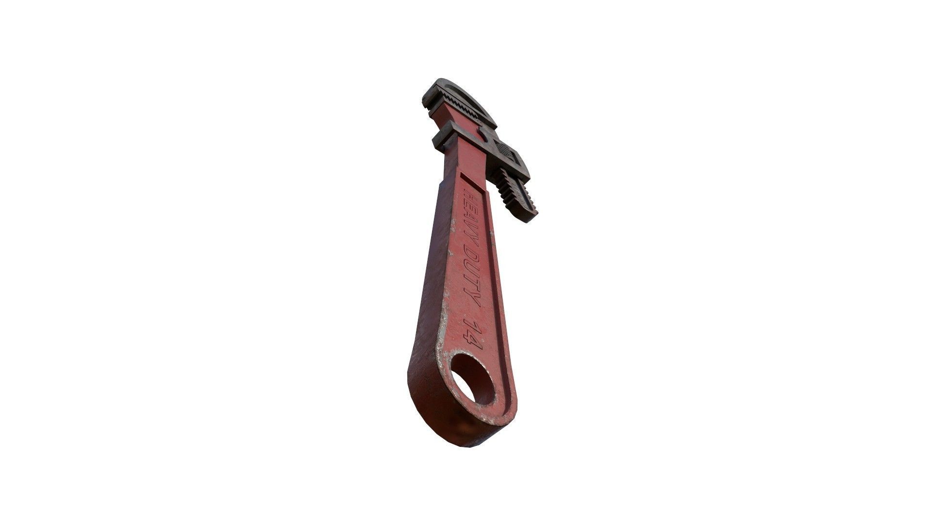 Pipe wrench 3D model_5