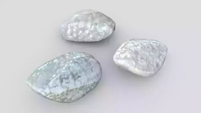 Stones Low-poly 3D model
