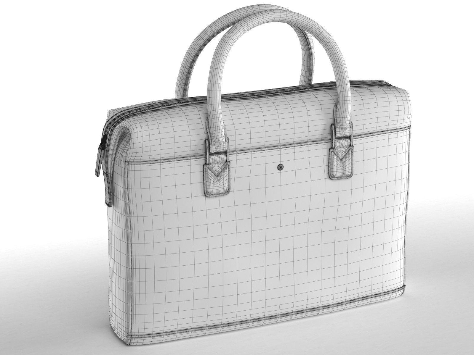 Document Case Bag 3D model_3