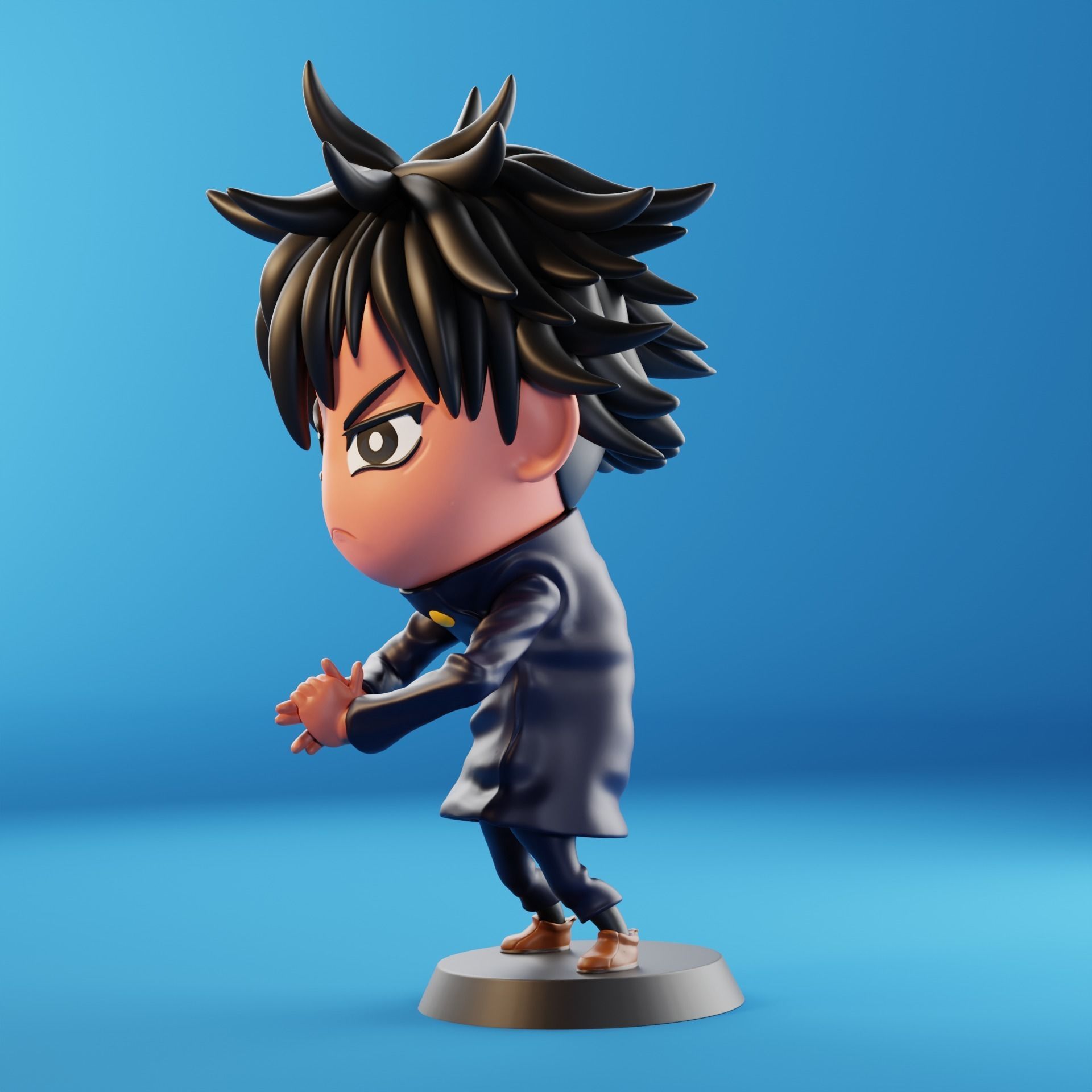Megumi Fushiguro Chibi 3D print model_2