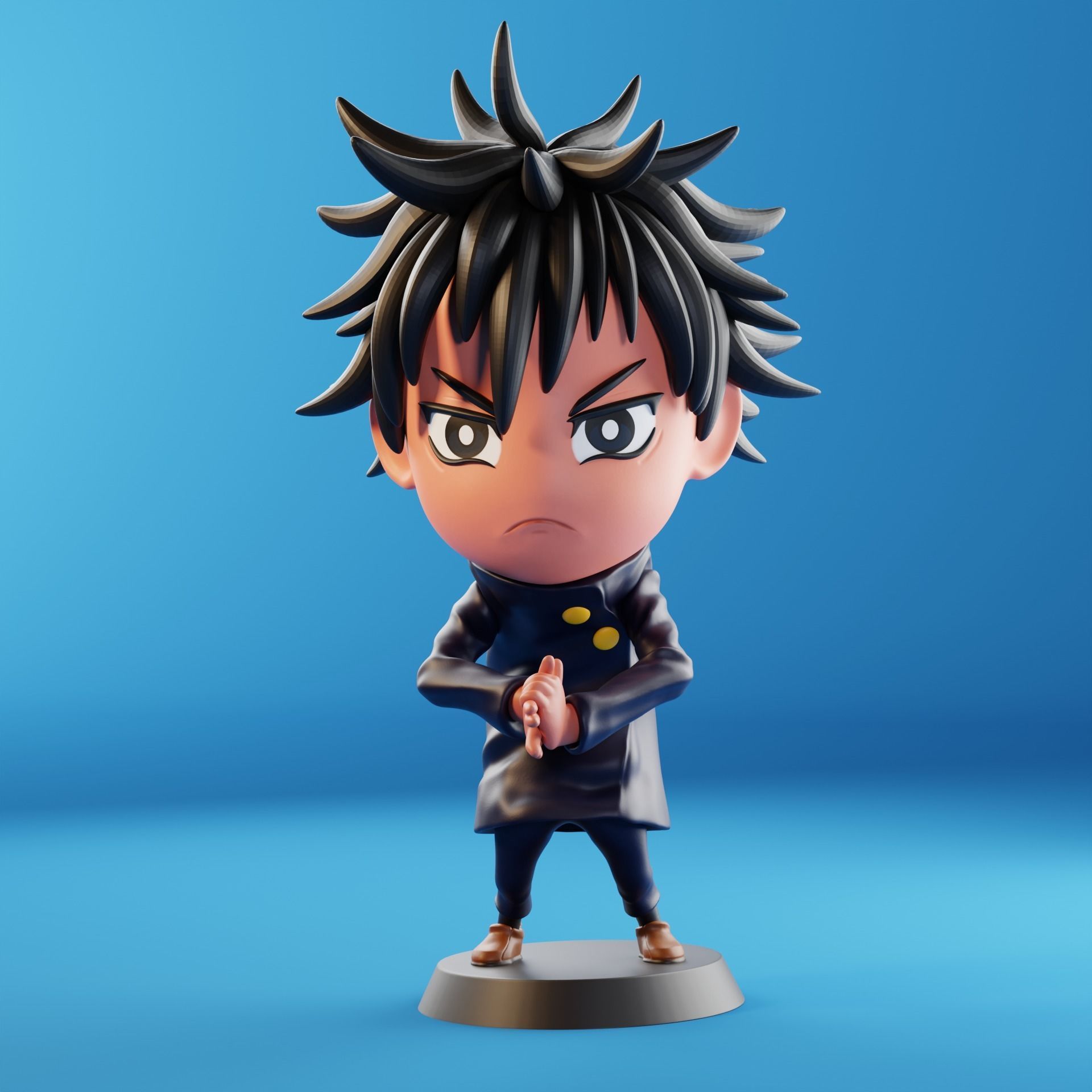 Megumi Fushiguro Chibi 3D print model_1