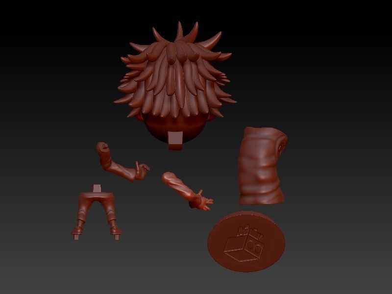 Megumi Fushiguro Chibi 3D print model_8