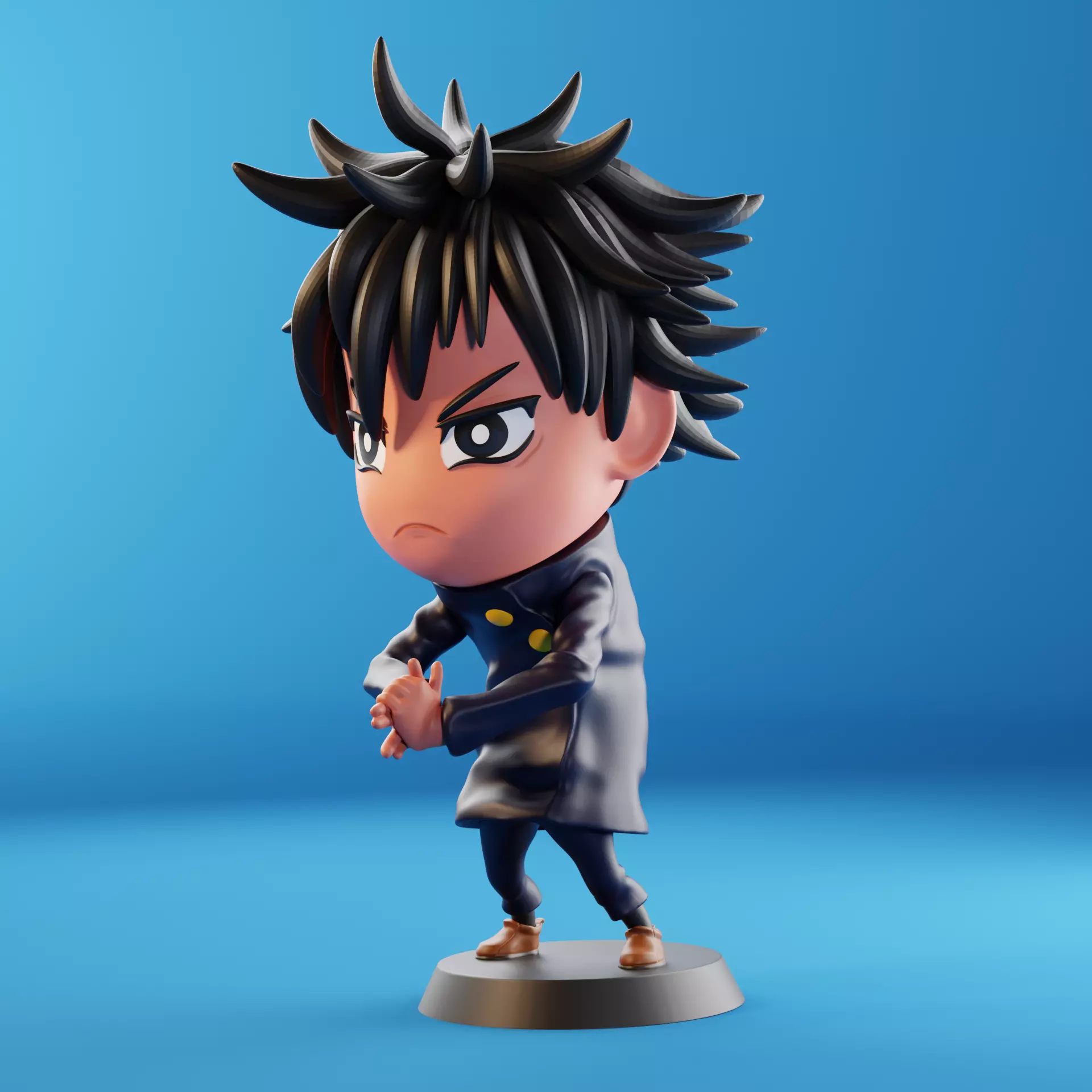 Megumi Fushiguro Chibi 3D print model_0
