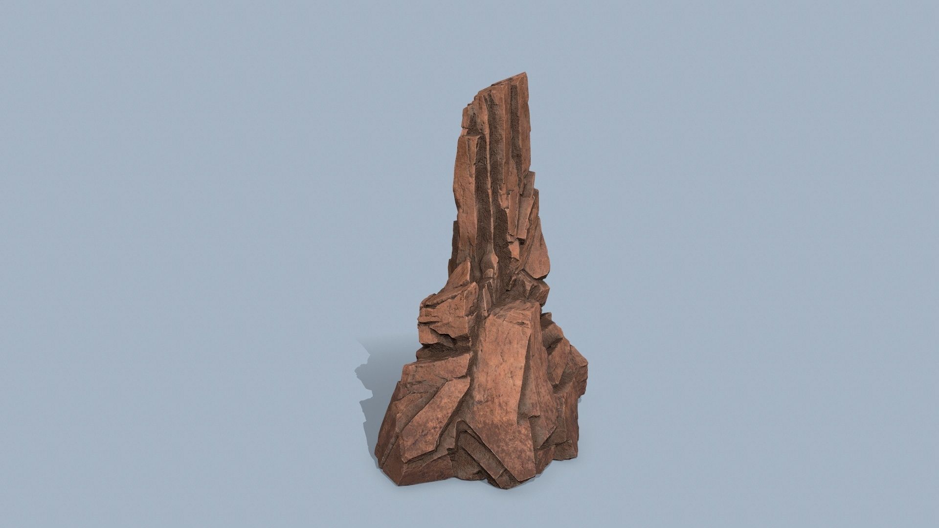 desert rocks Low-poly 3D model_11