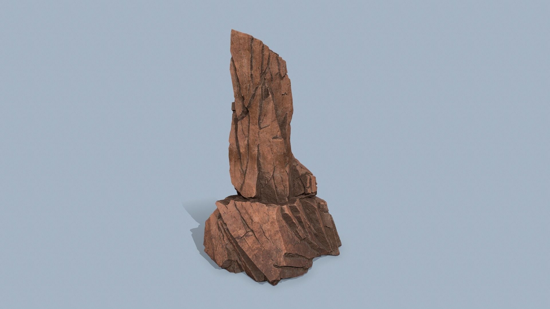 desert rocks Low-poly 3D model_7