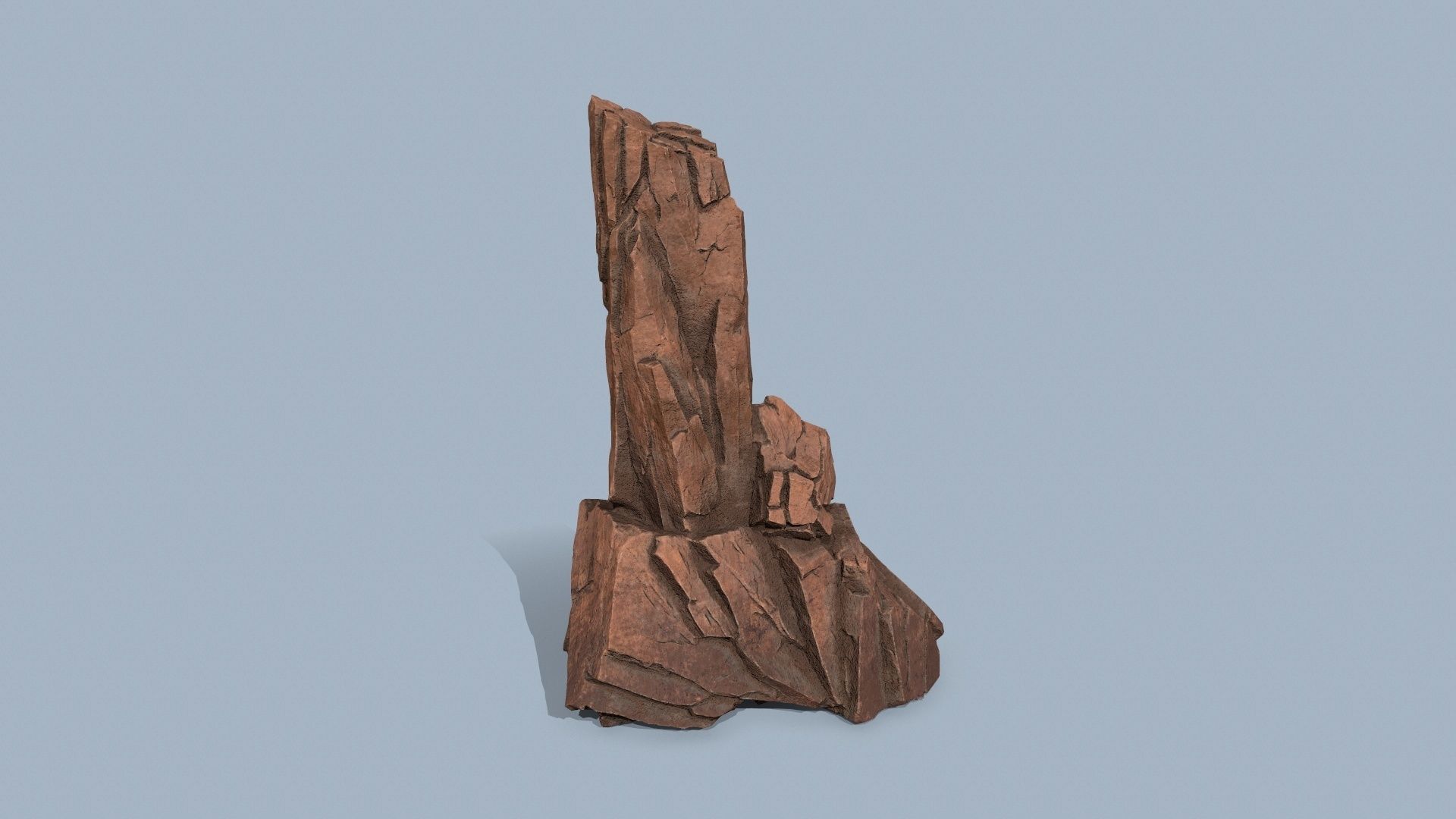desert rocks Low-poly 3D model_8
