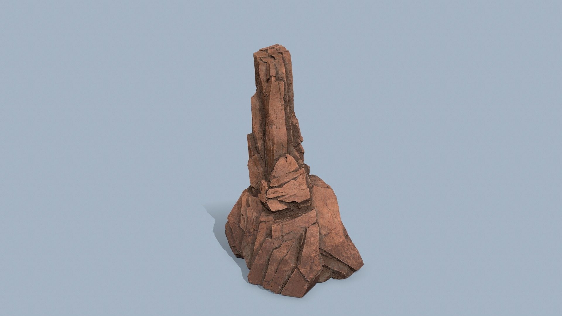 desert rocks Low-poly 3D model_10