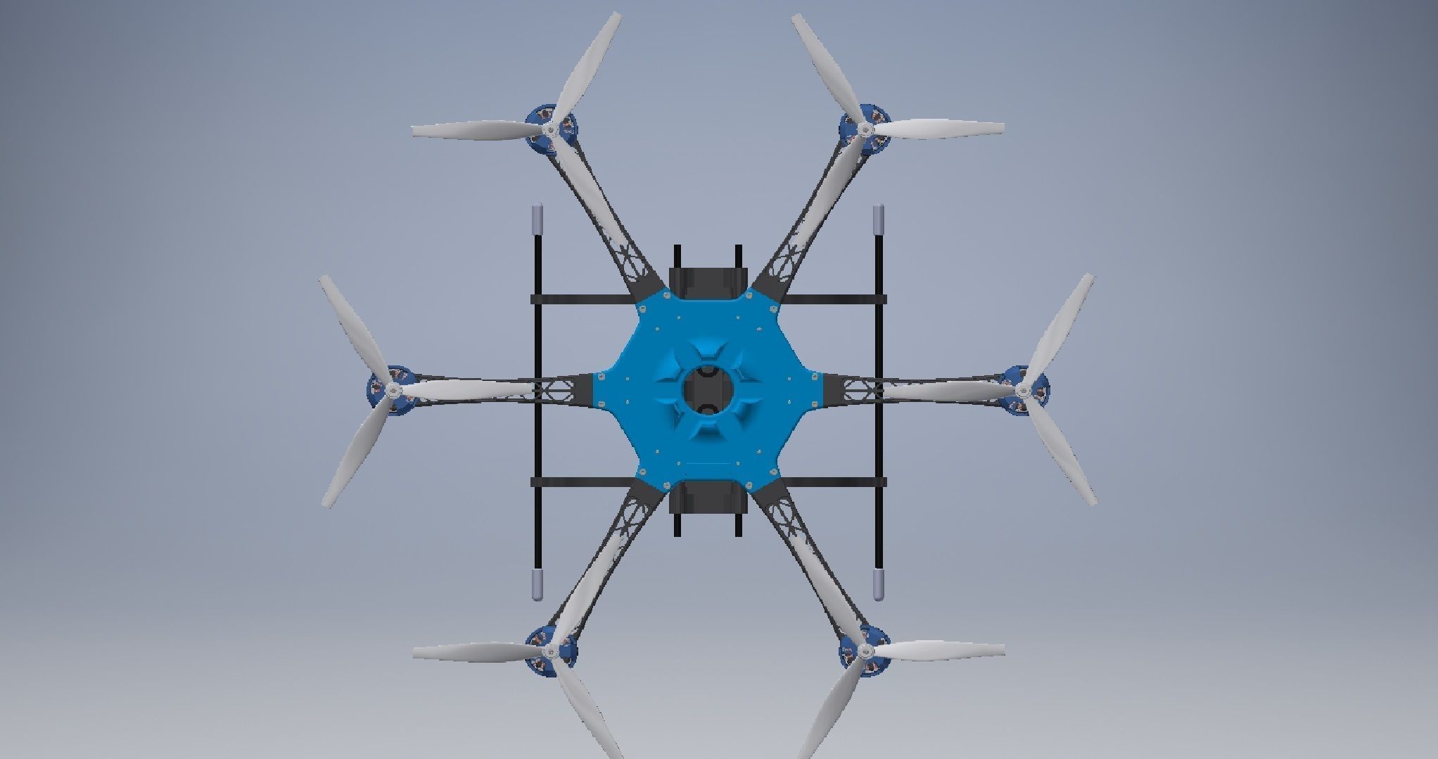 Flycam Drone Assembly  3D model_8