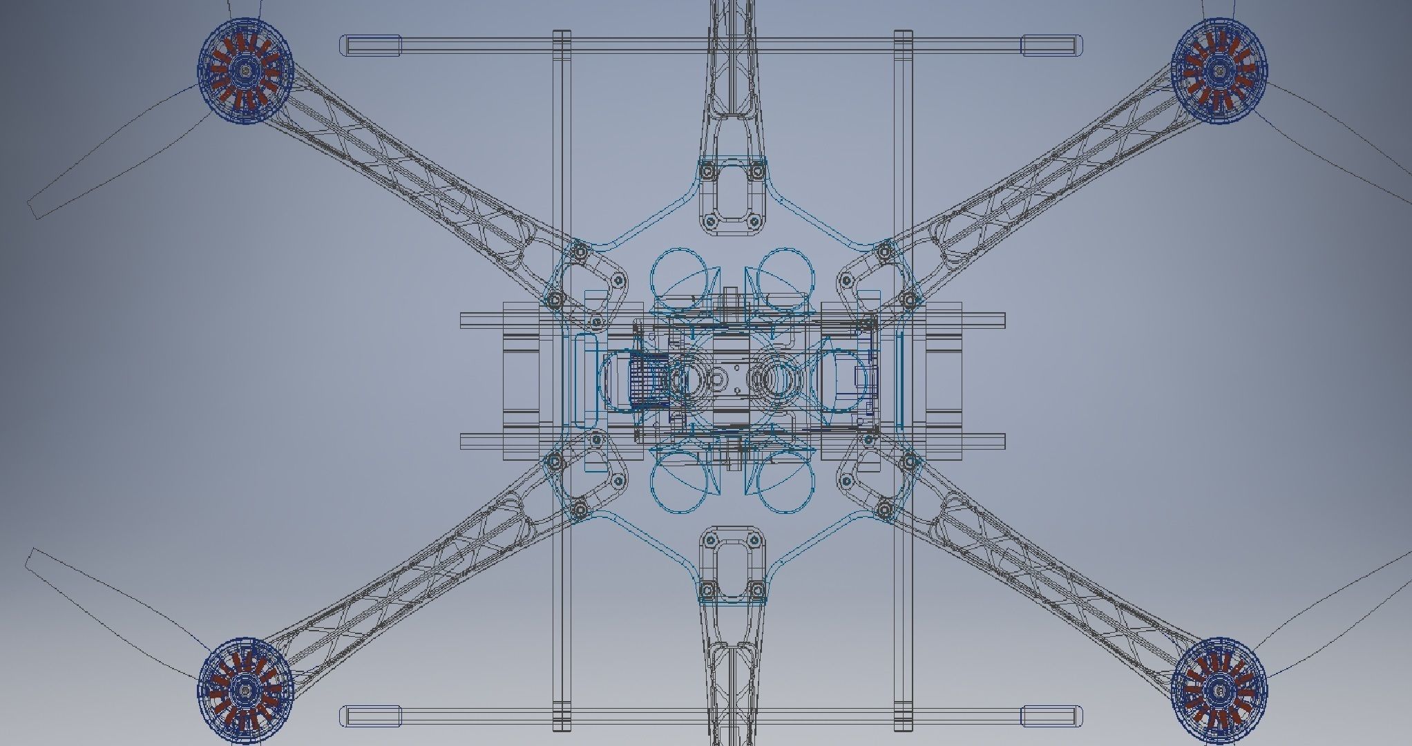 Flycam Drone Assembly  3D model_14