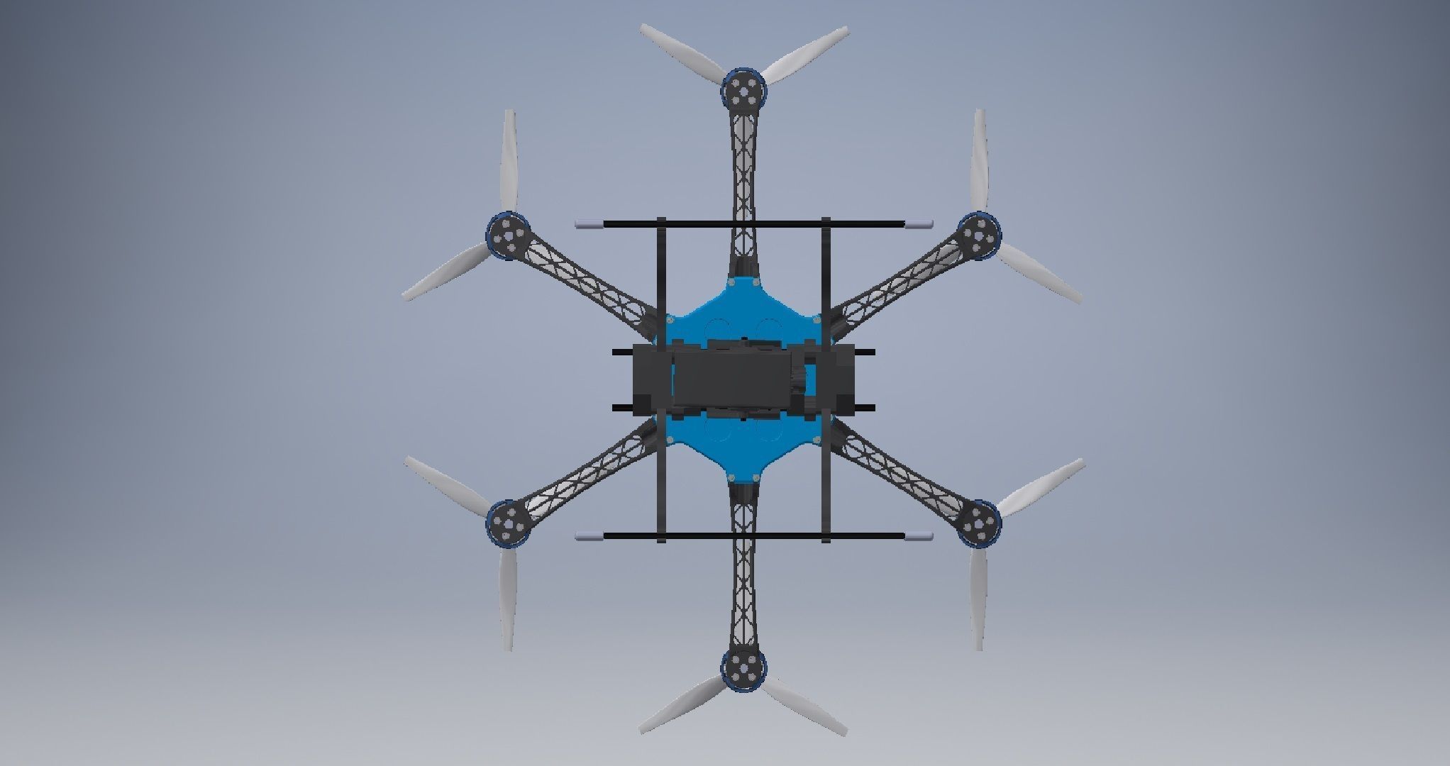 Flycam Drone Assembly  3D model_10