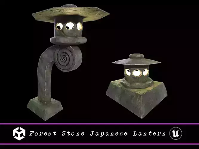 Forest Stone Japanese Lantern
