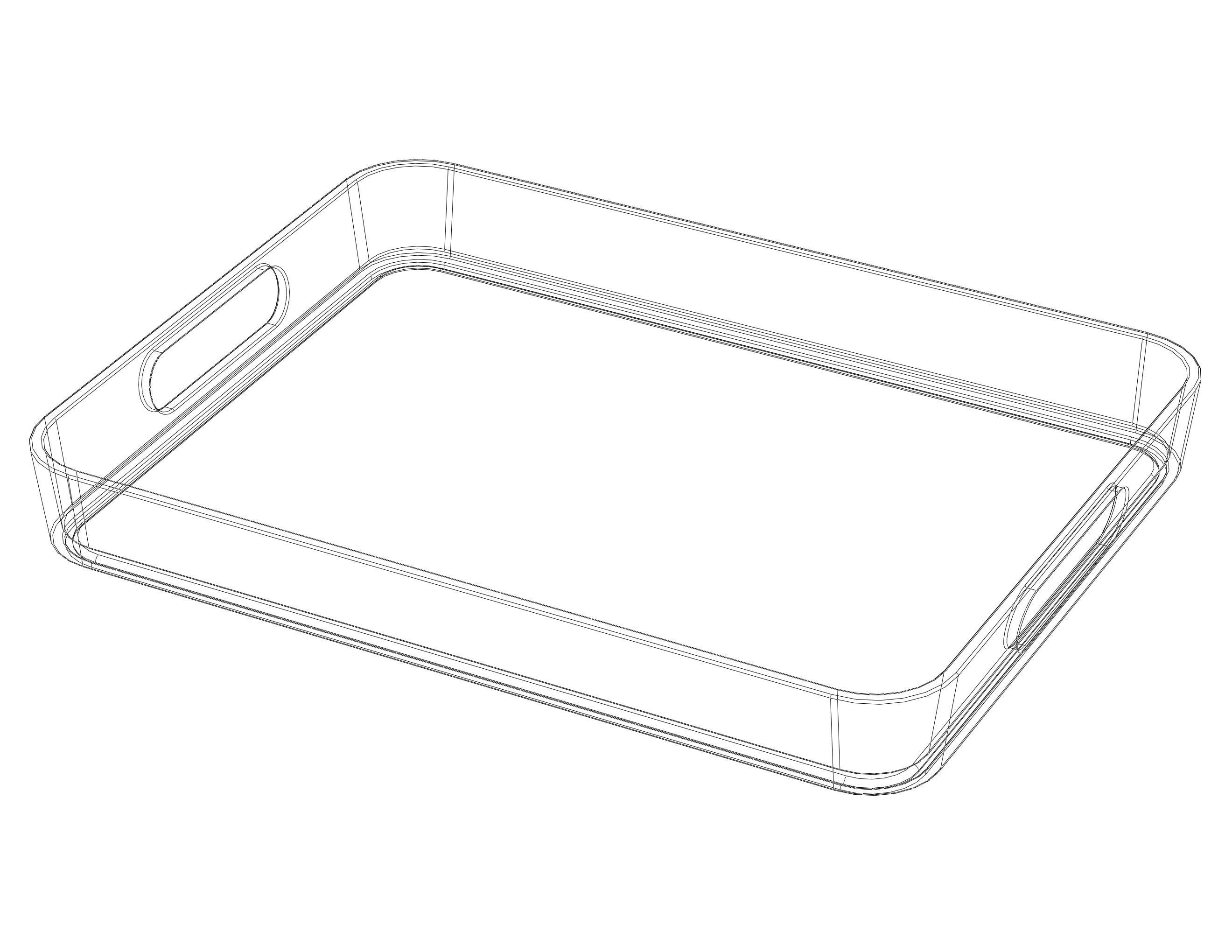 Plastic Conical Tray 3D print model_12