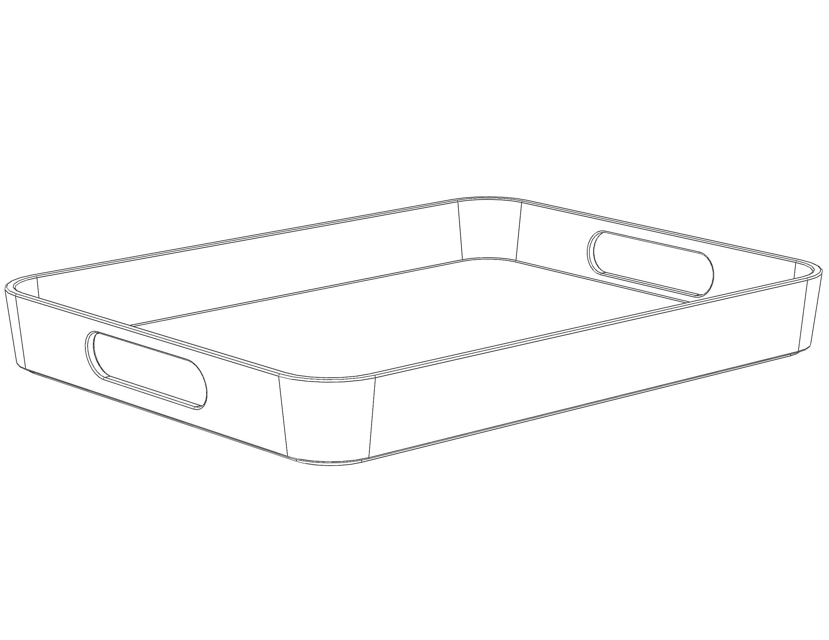 Plastic Conical Tray 3D print model_26