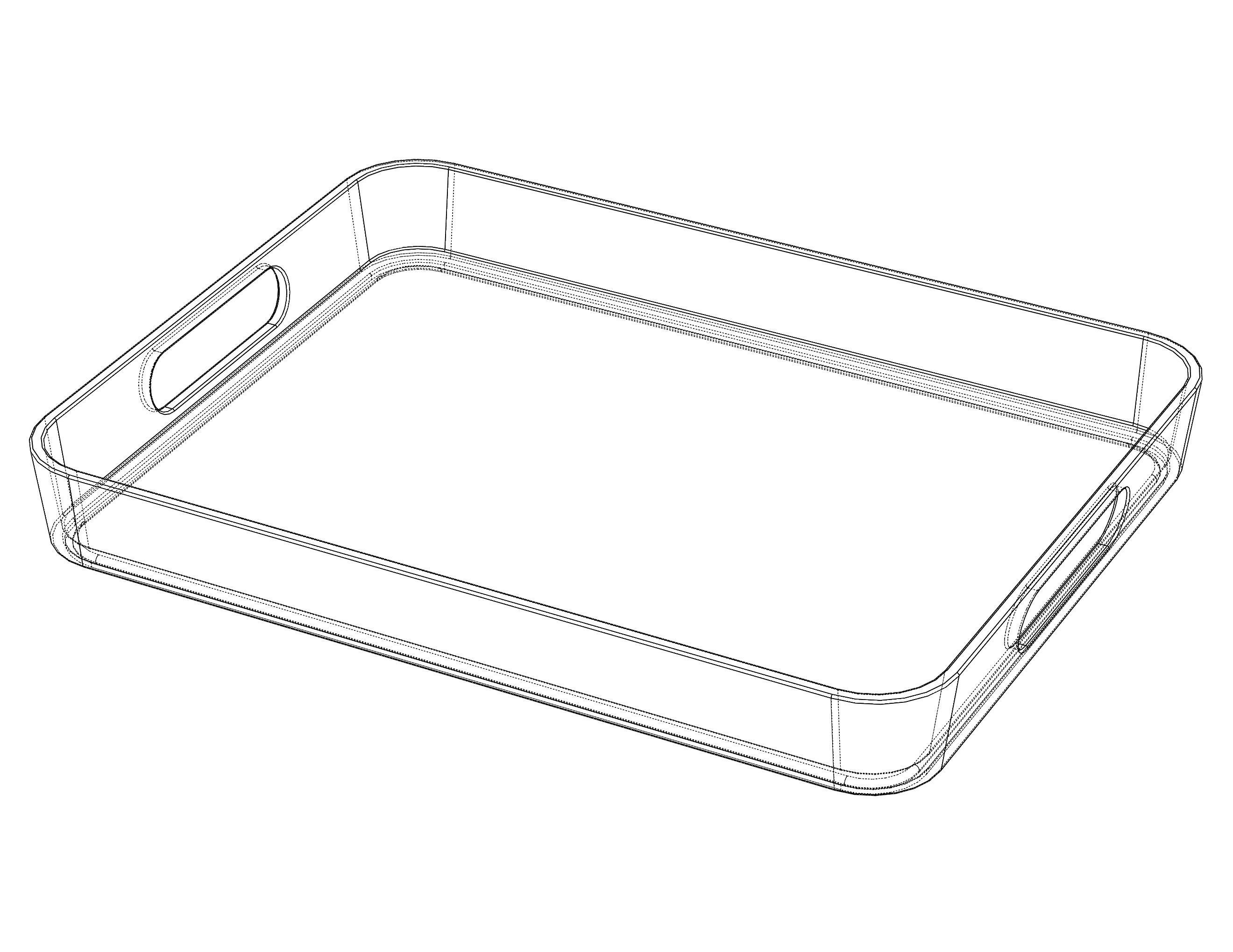 Plastic Conical Tray 3D print model_11
