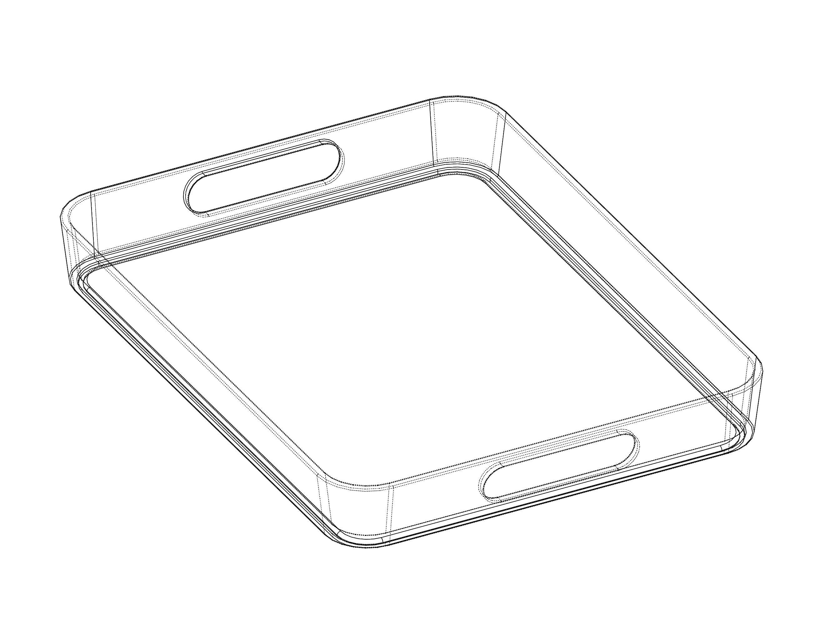 Plastic Conical Tray 3D print model_35