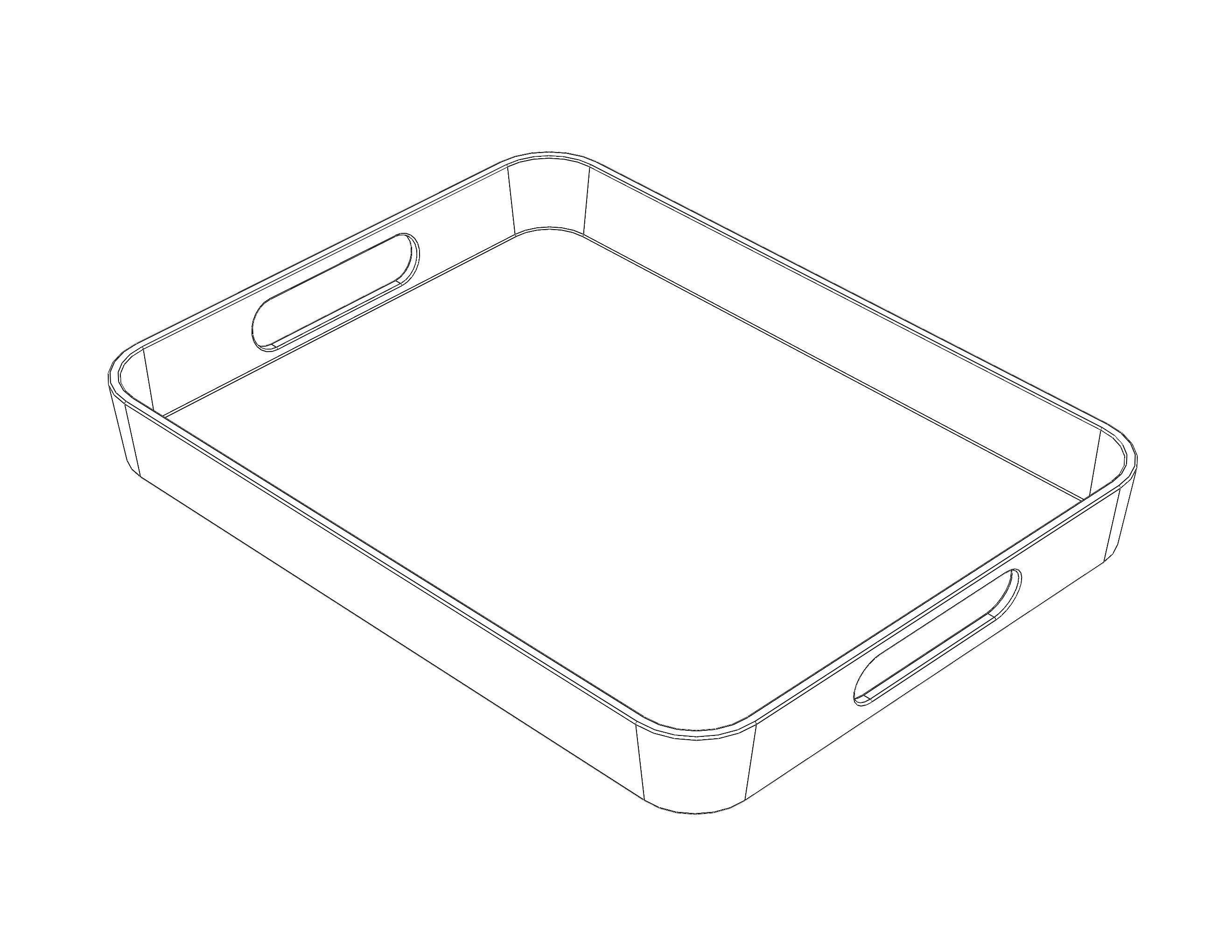 Plastic Conical Tray 3D print model_6