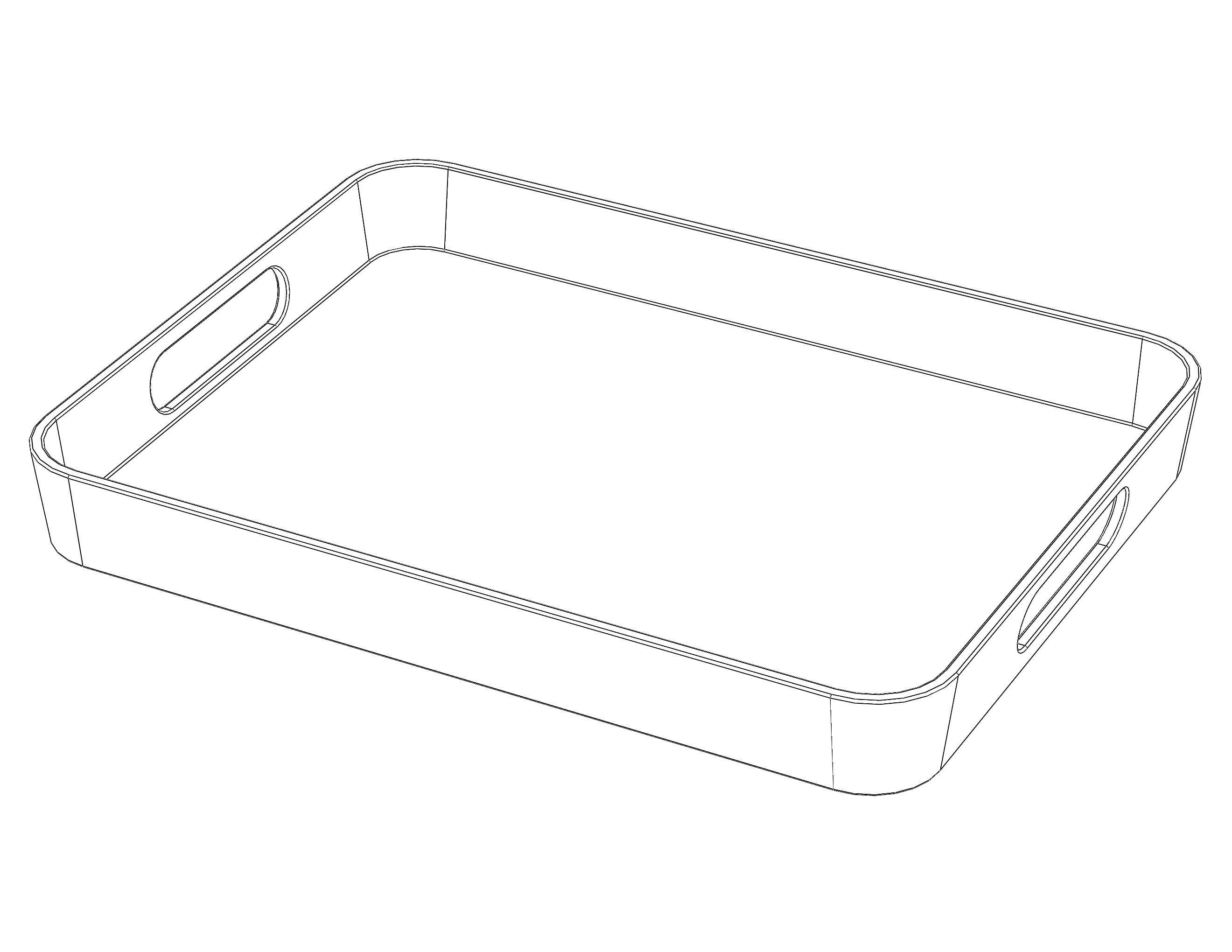 Plastic Conical Tray 3D print model_10