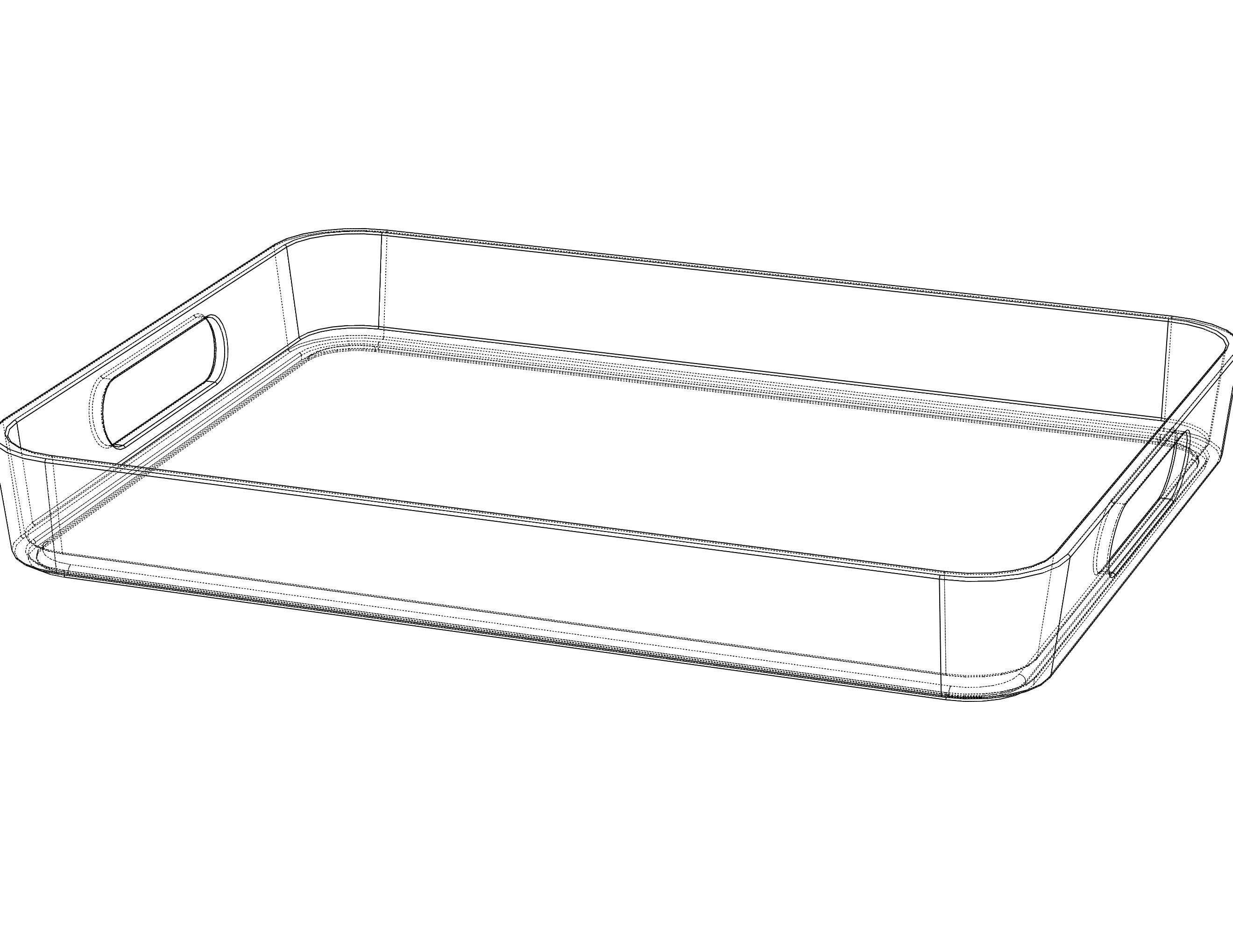 Plastic Conical Tray 3D print model_3