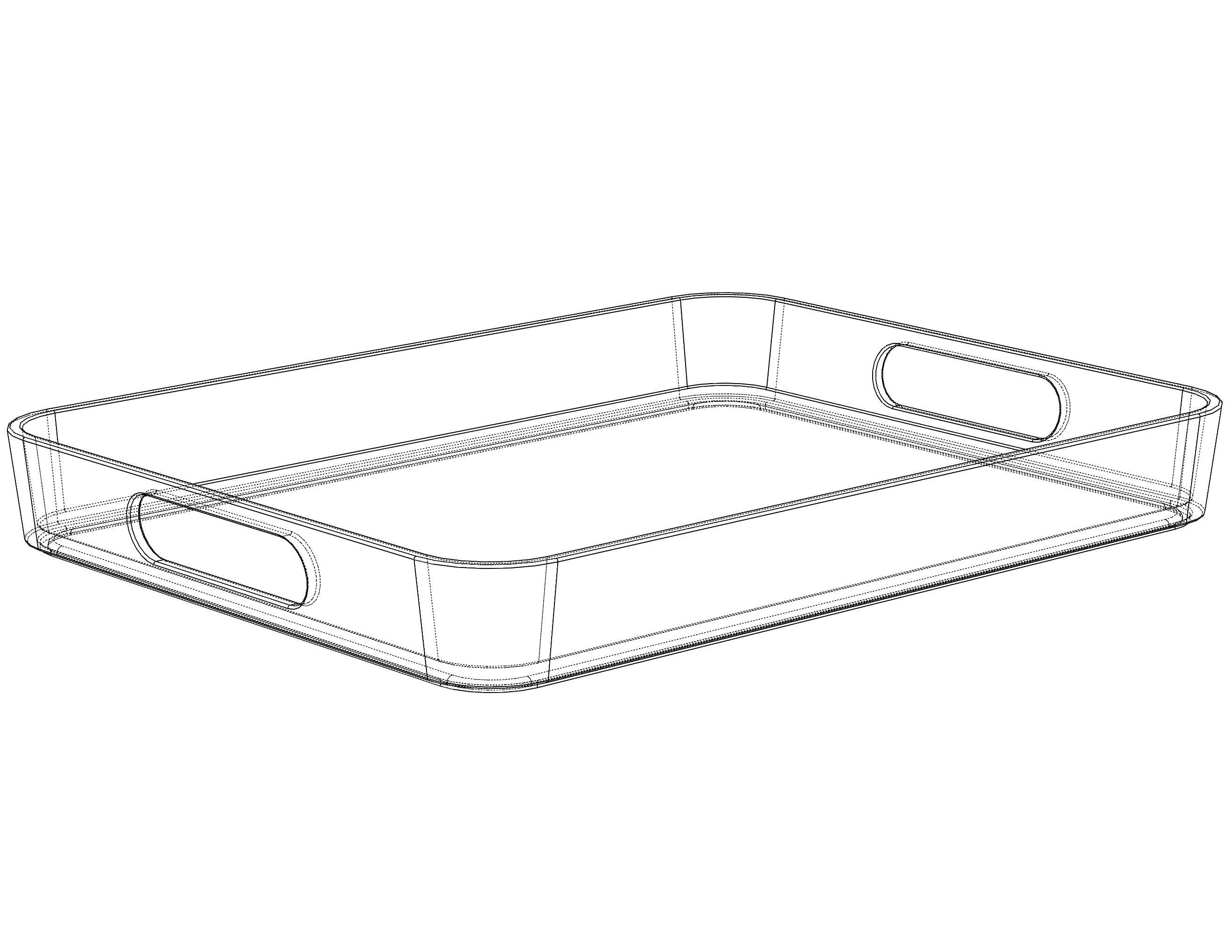 Plastic Conical Tray 3D print model_27