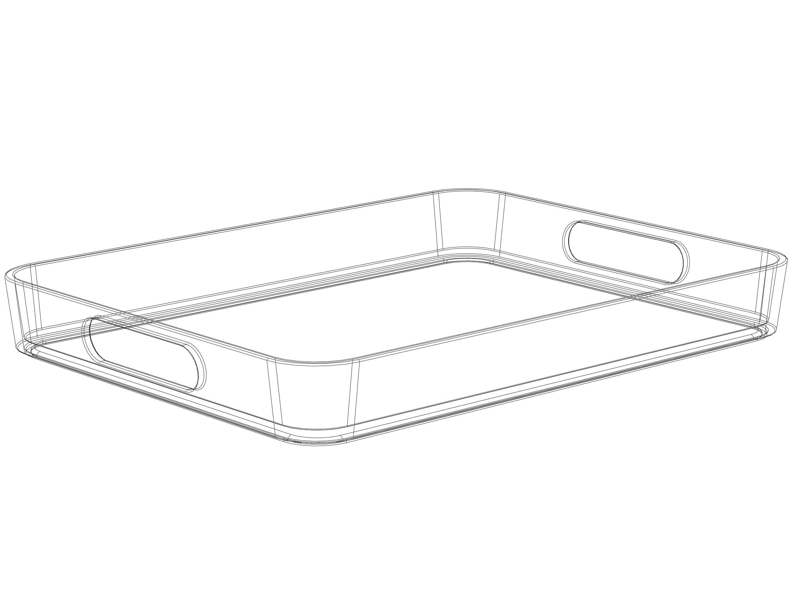 Plastic Conical Tray 3D print model_28