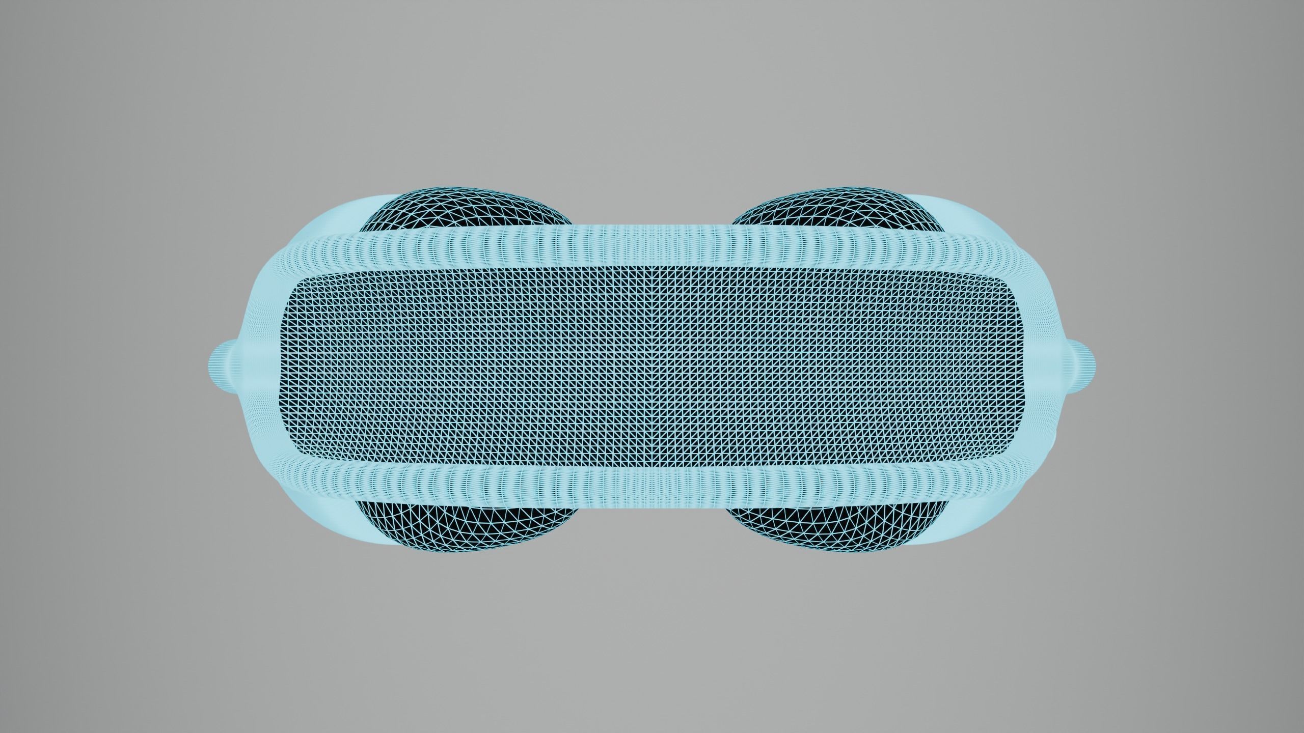 Airpods MAX Blue 3D model_7