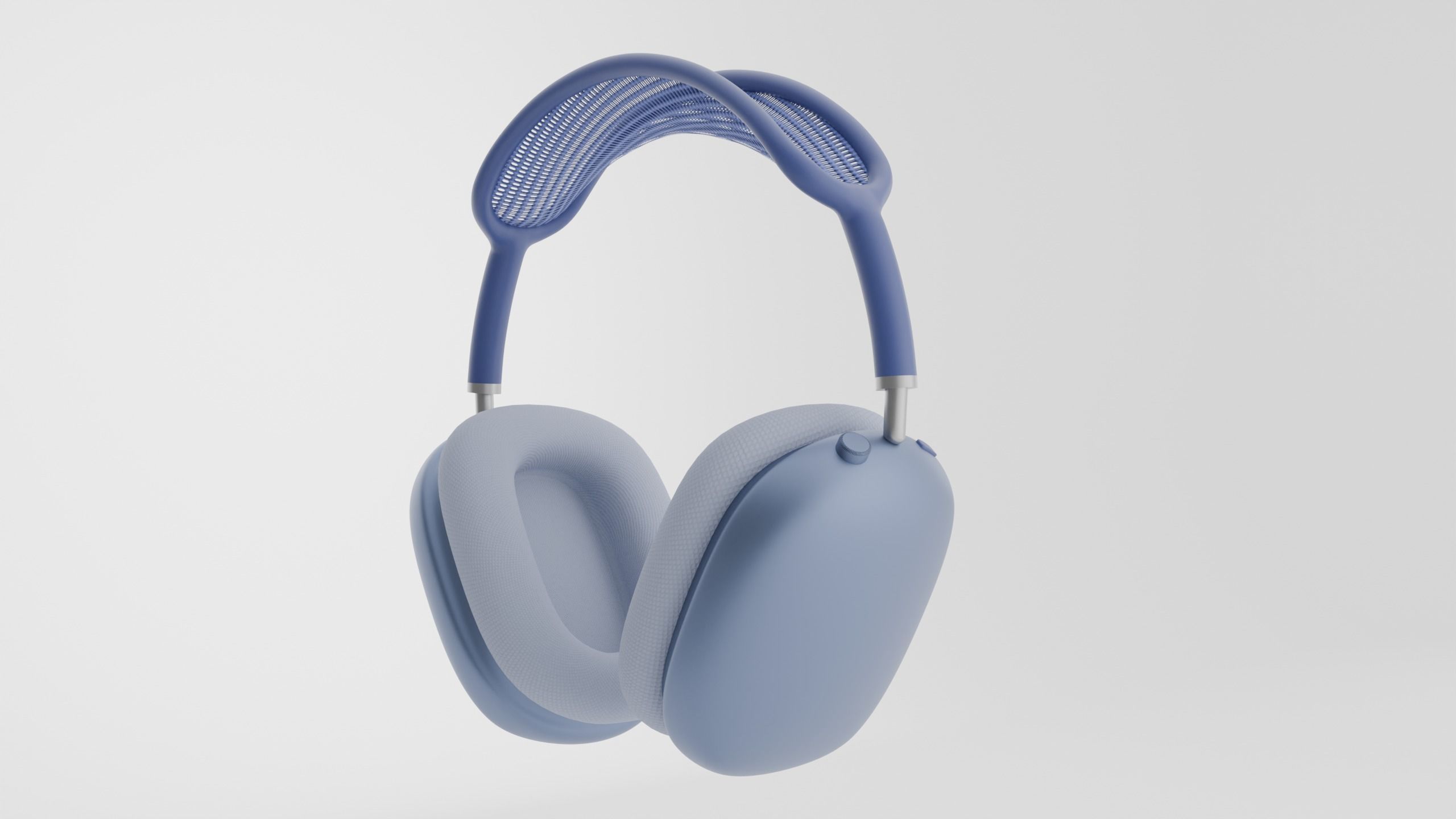 Airpods MAX Blue 3D model_2