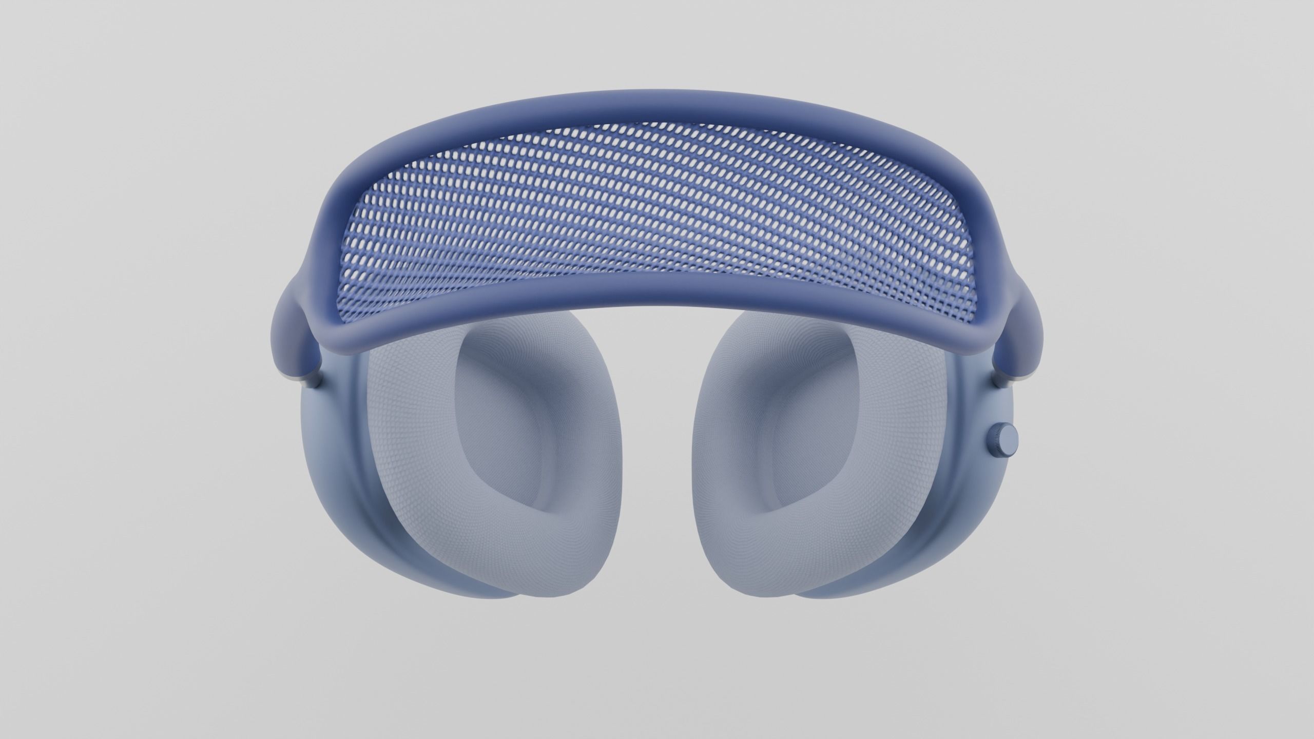Airpods MAX Blue 3D model_3
