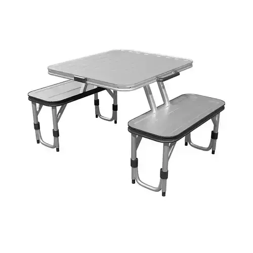 Foldable camping table