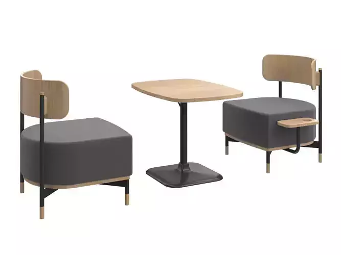 Easy chair and Coffee table