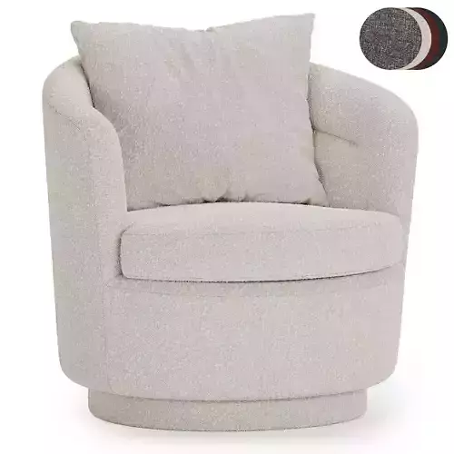 Viv Swivel Chair By westelm 3D model