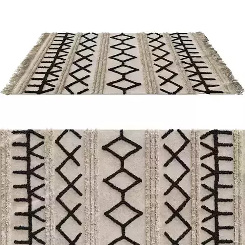 Rug Lorena Canals Bereber Canvas 3D model