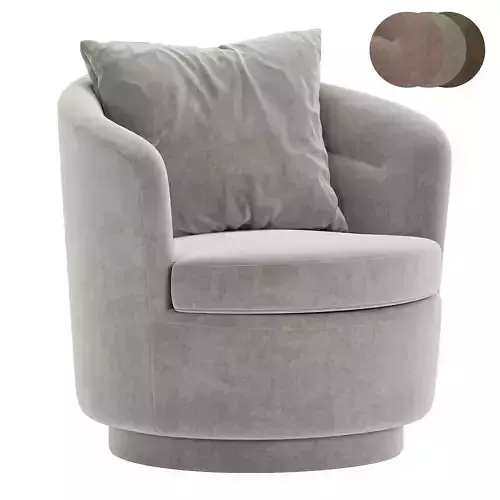 Viv Swivel Chair By westelm 3D model