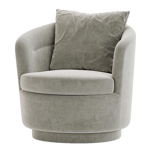 Viv Swivel Chair By westelm 3D model 3