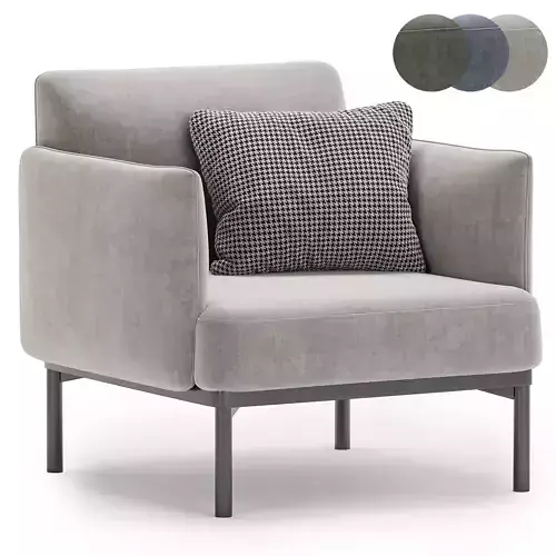 Penn Chair By westelm 3D model