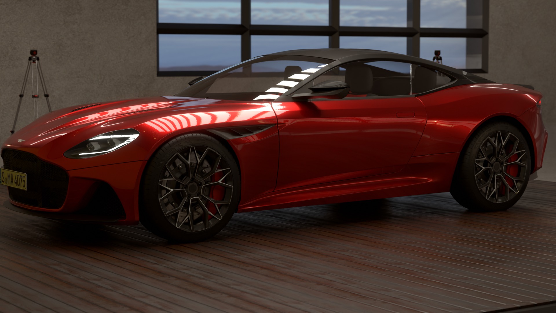 Aston Martin DBS Superleggera 3D model_9