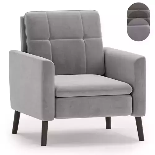 Bopp Upholstered Armchair 3D model