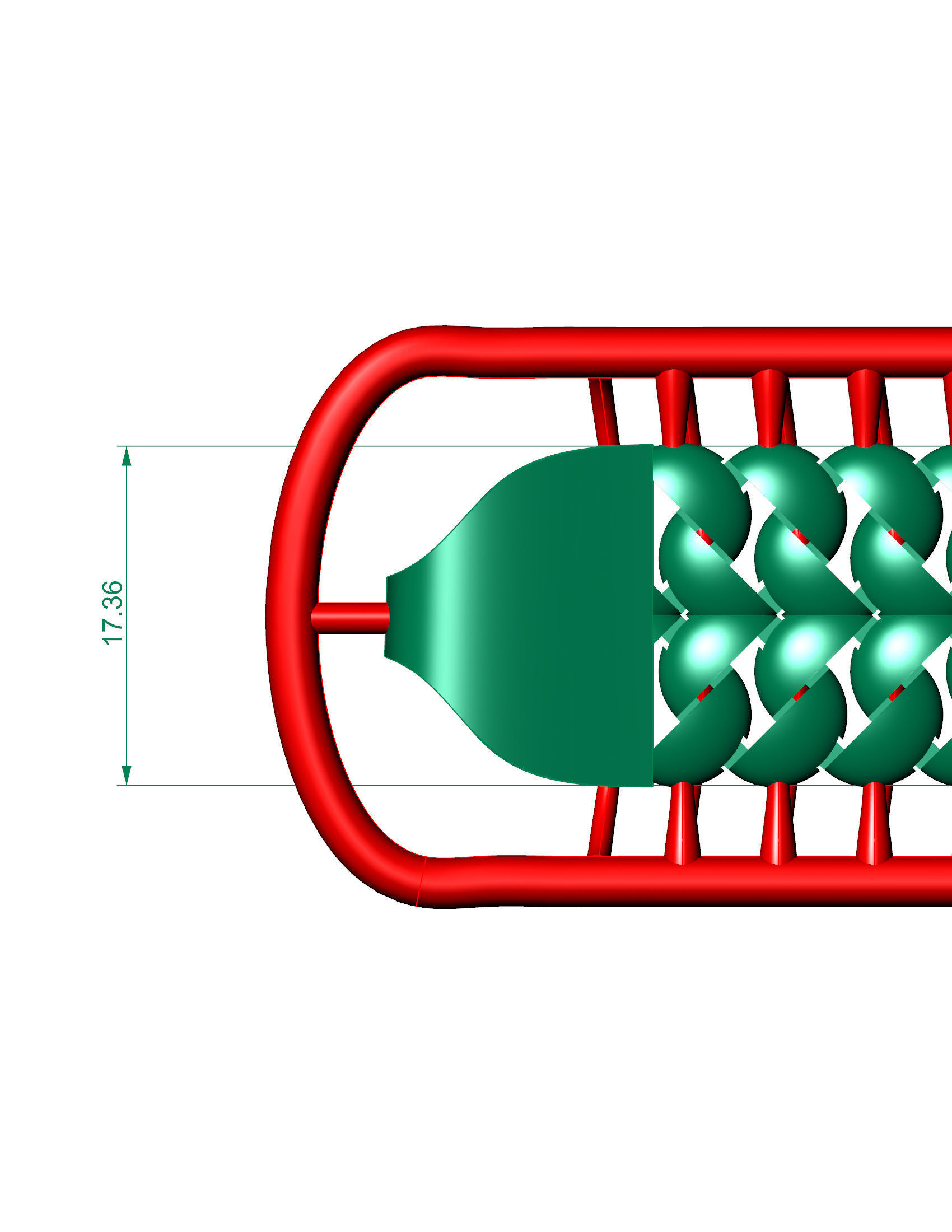 TOP SOLD NEW 3DCUBAN LINK PONG SET FOR BRACELET OR NECKLACE 3D print model_3