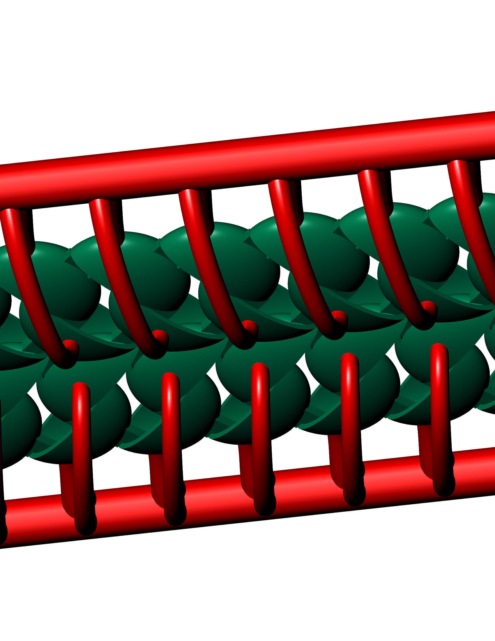 TOP SOLD NEW 3DCUBAN LINK PONG SET FOR BRACELET OR NECKLACE 3D print model_6