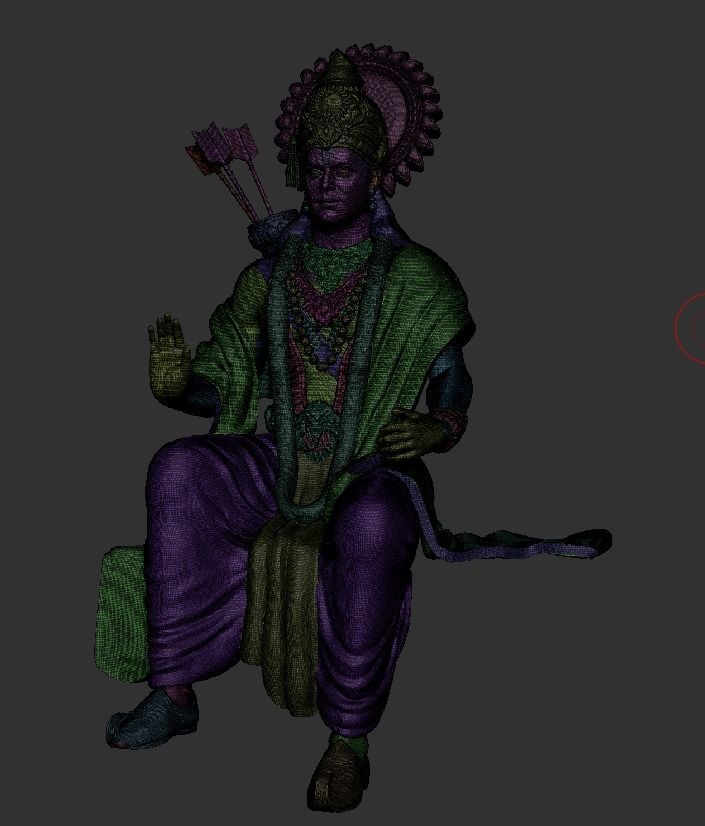 Lord Rama  3D print model_4