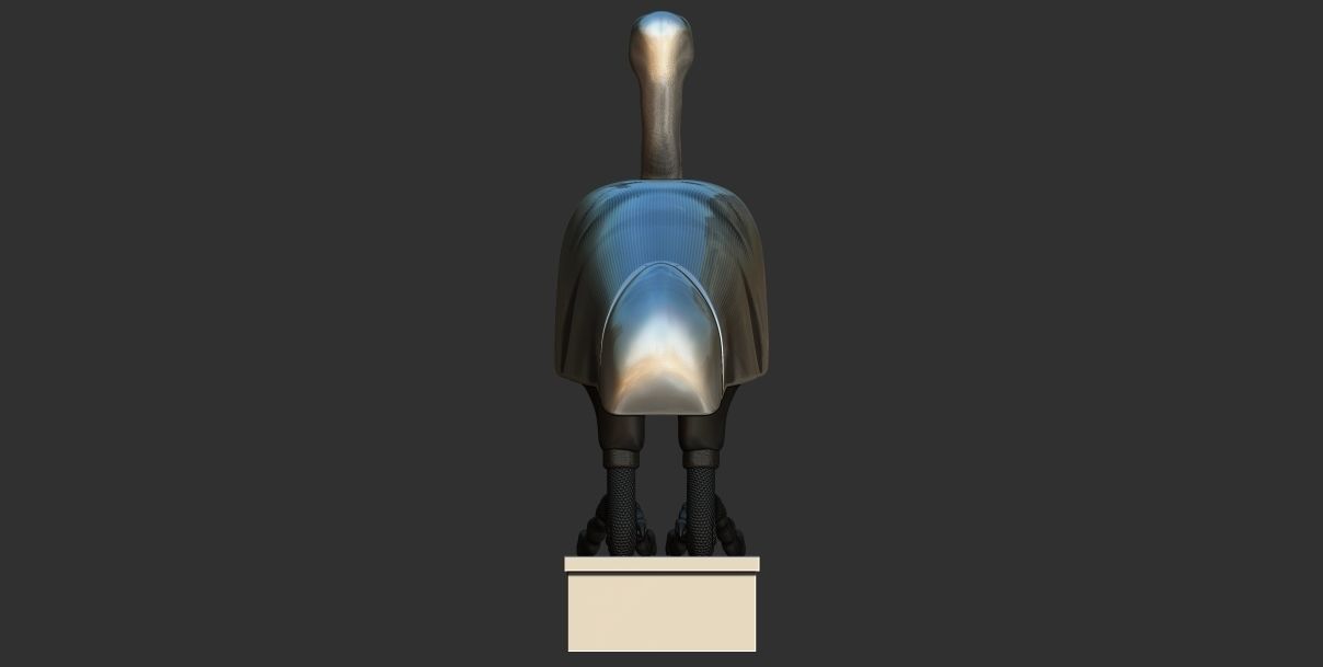 Thoth  Ibis Egyptian  pharaoh God 3D printable model 3D print model_3