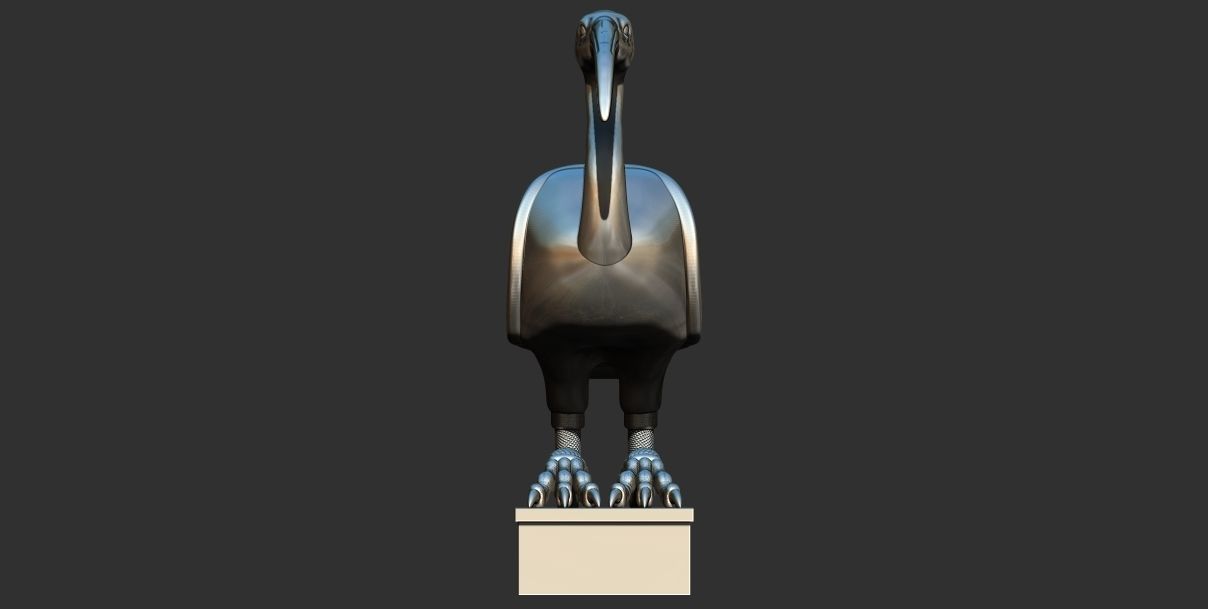 Thoth  Ibis Egyptian  pharaoh God 3D printable model 3D print model_2