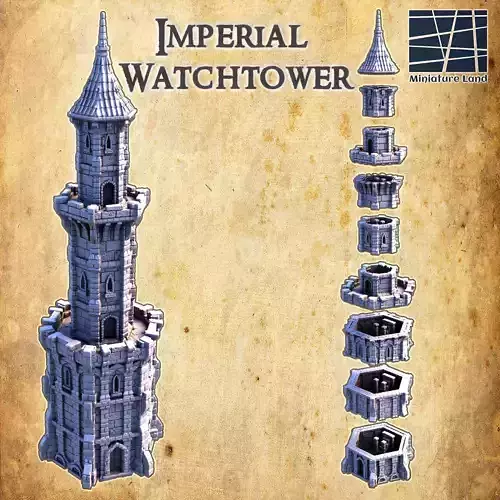 Imperial Watchtower - Tabletop Terrain - 28 MM