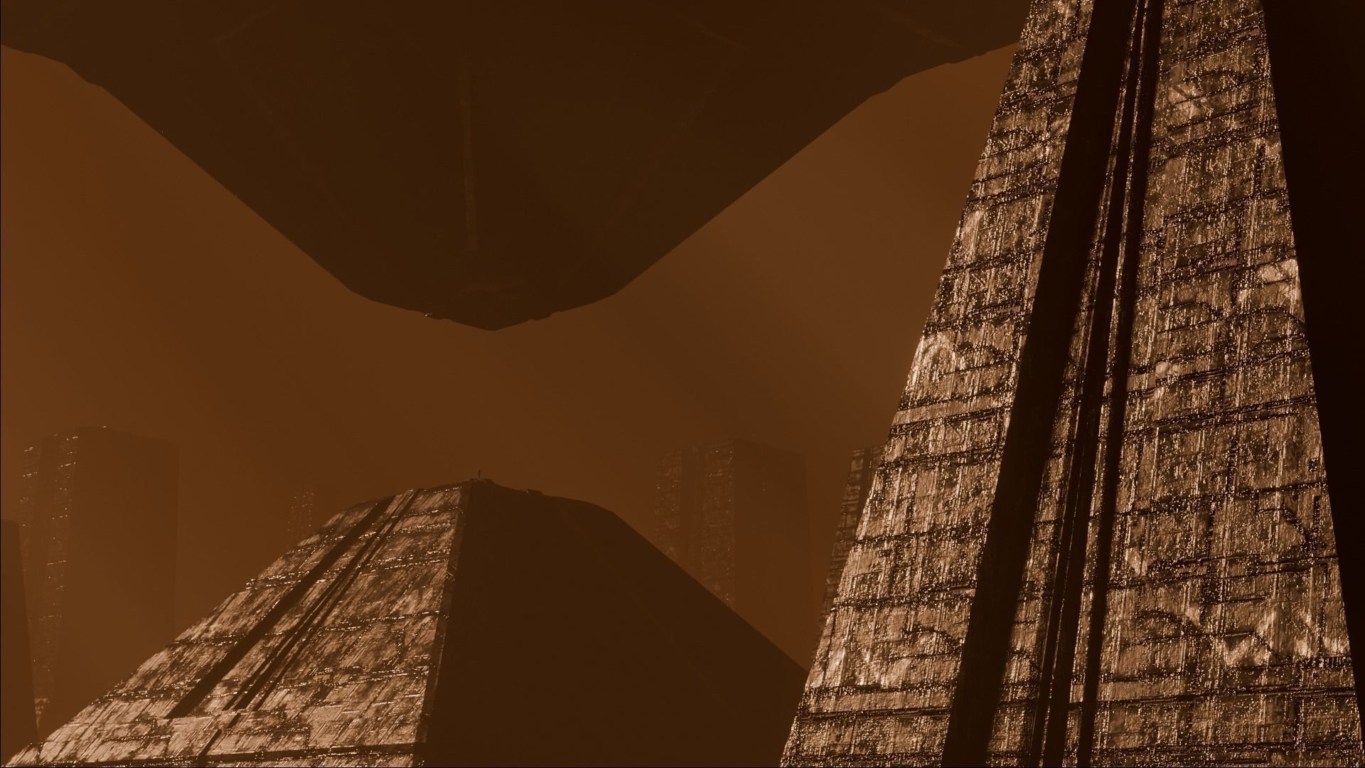 sci-fi city  Low-poly 3D model_6