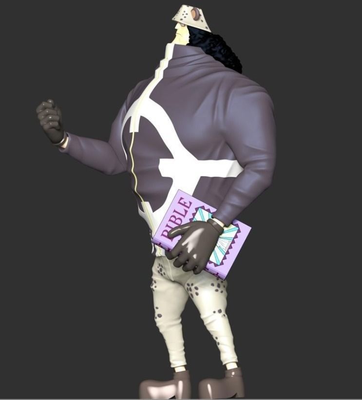 Kuma one piece figure 3D print model_3